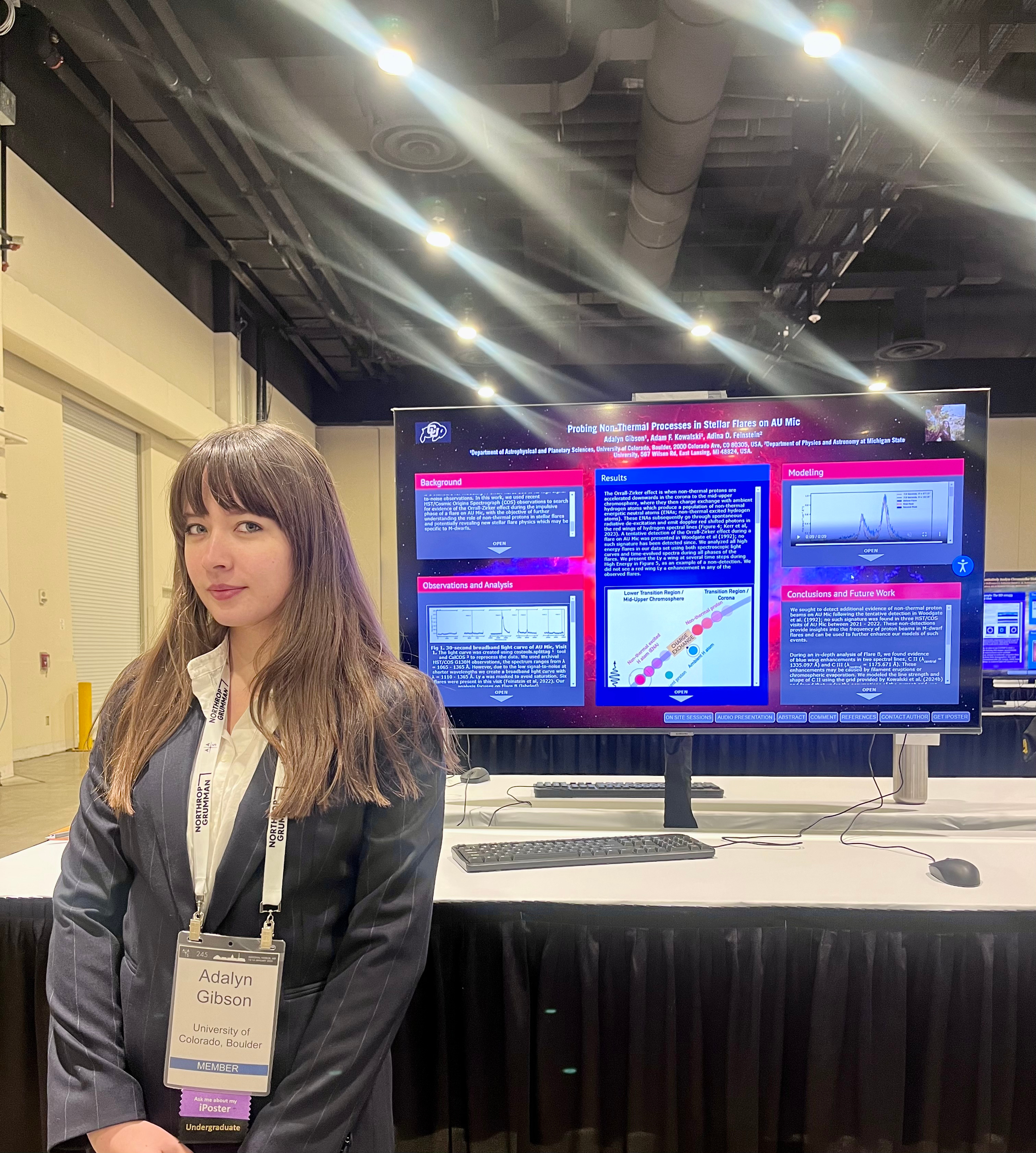 Stellar flare research image